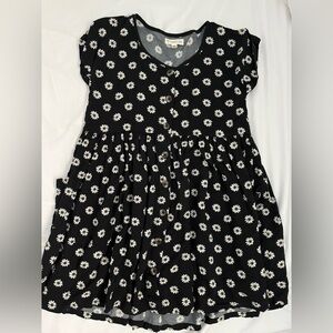 Tucker + Tate Black and White Floral Kids Dress
